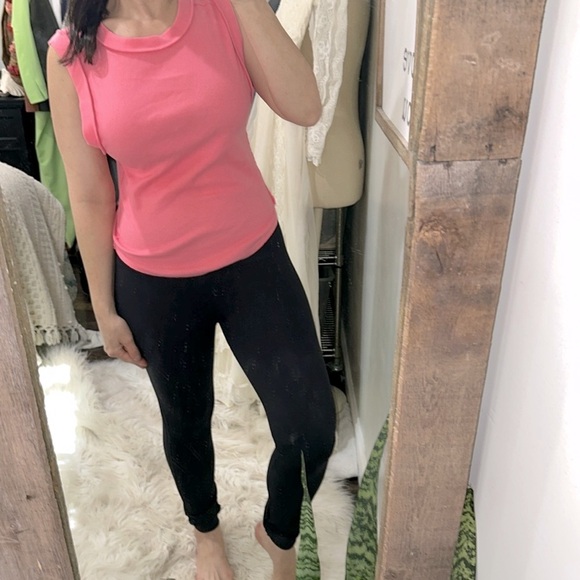 We the free pink ribbed tank top size extra large - Picture 1 of 5